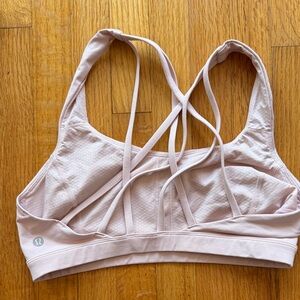 lululemon athletica Blush Strappy Sports Bra